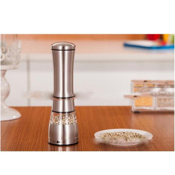 

pepper grinder salt muller manual rotatory pepper mills stainless steel plastic funnel grinder machine f jllsql dayupshop