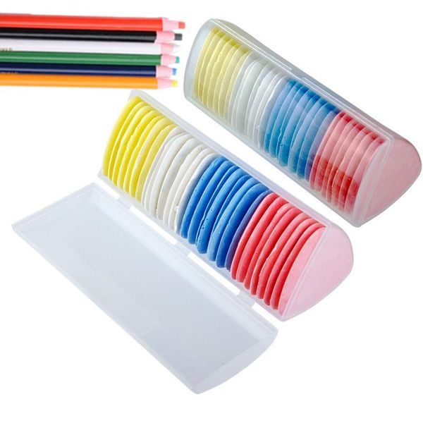 

sewing notions & tools fabric chalk tailors erasable dressmaker markers diy patchwork clothing pattern tool needlework accessor, Black