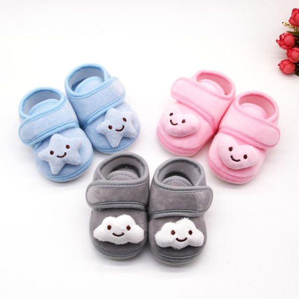 

newborn baby girls shoes cotton infant prewalker toddler girls kid bowknot soft sole anti-slip crib first walkers 0-18m