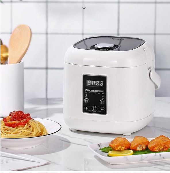 

2l intelligent mini rice cooker electric heating lunch box stew soup noodles cooking machine pot eggs steamer warmer