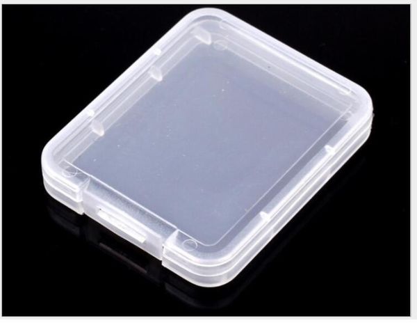 

new protection case card container memory card boxes cf cards tool plastic transparent storage box mini cf card easy bbynef soif