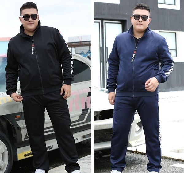 

varsanol new men sets fashion autumn spring sporting suit sweatshirt +sweatpants mens clothing 2 pieces sets slim tracksuit, Gray