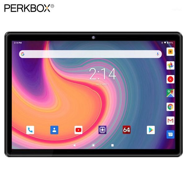 

tablet pc black 10 inch android 9.0 os 32gb rom quad core processor hd ips screen 2.0mp+5.0mp cameras wi-fi bluetooth pc1