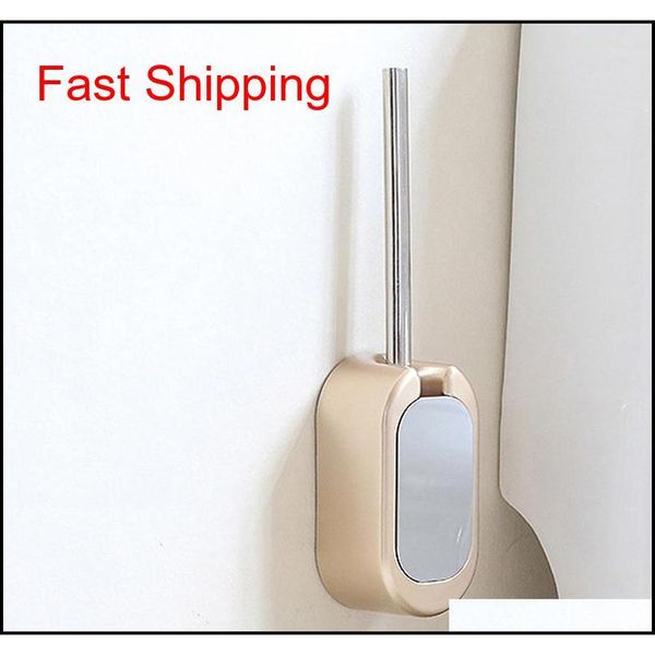 

creative nail-wall-mounted household toilet brush set upscale l and club stainless steel toilet brush bat qylpkl packing2010