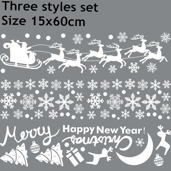 

рождественские снежинки электростатические наклейки оконные наклейки съемные бытовые наклейки наклейки наклейки наклейки украшения новогодне