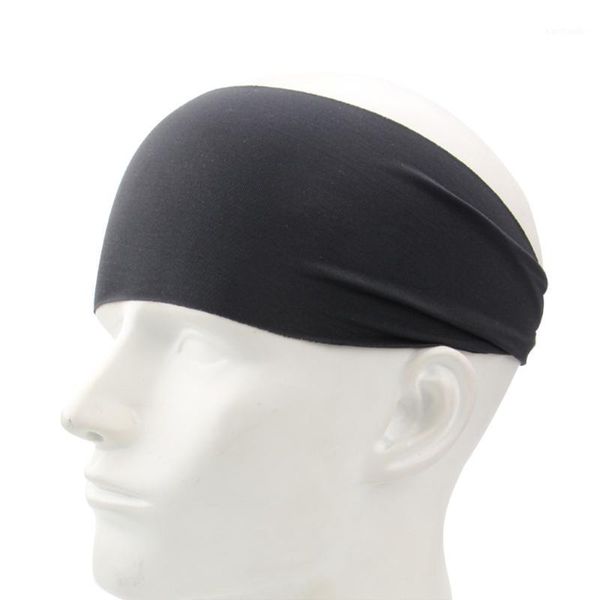 

men women gym sweatband multipurpose jogging ultra thin cross training yoga quick drying no slip cycling sports headband workout1, Black