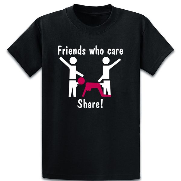 

friends who care share t shirt short sleeve original loose s-xxxxxl summer breathable character cool shirt sport hooded sweatshirt hoodie