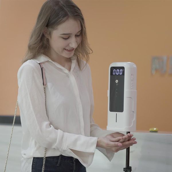 

cameras automatic sensor-supported and hands-washing-temperature measurement machine dispenzer for the public stations