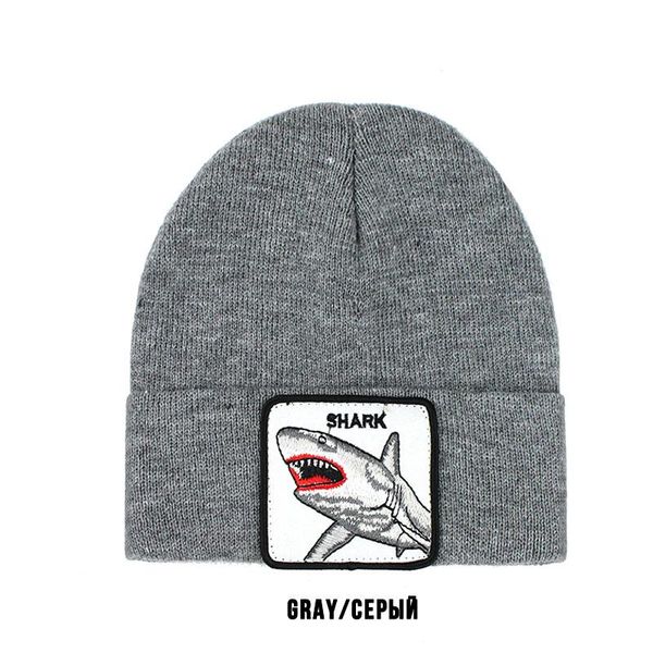 

flb] animal beanie winter men women warm knitted hat for women gorra hip hop skullies bonnet cap f386 sqchcr pingtoy, Black;white