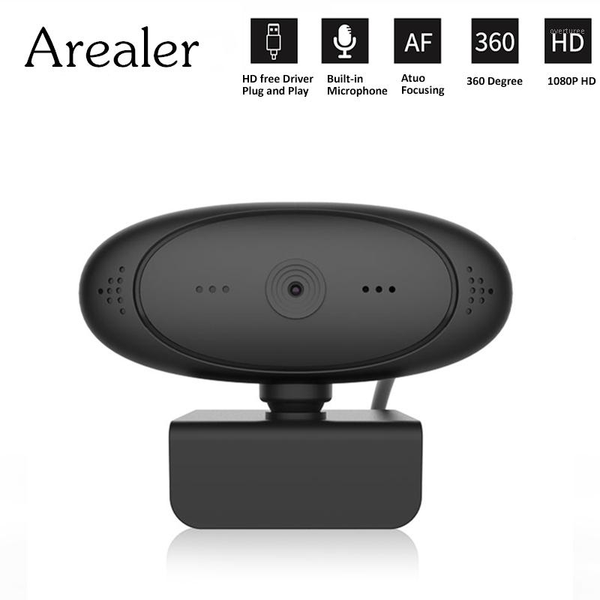 

hd 1080p webcam web camera built-in microphone auto focus 360Â° rotation 2 mega pixel usb cameras for lapdeskconference1