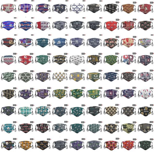 

2020 new luxurys designer mask football rugby team masks the reusable dust mask can be mixed at the factory price, please leave a message