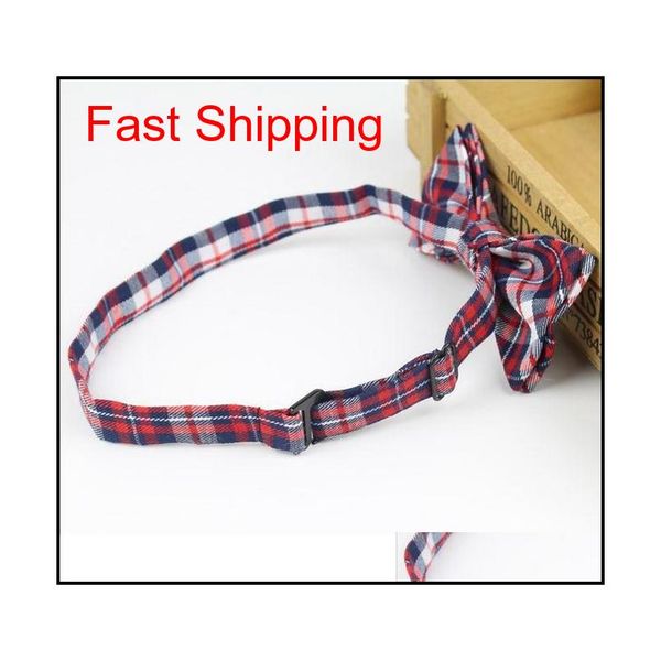 

children fashion formal cotton bow tie kid classical striped bowties colorful butterfly wedding party bowtie qylfad bdehome, Black;gray