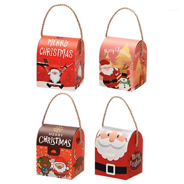 

gift wrap 4pcs christmas creative paper box eve packaging candy1