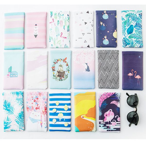 

new waterproof scratch-proof portable glasses pouch eyeglasses protector container bag fashion sunglasses reading glasses cases vt0277