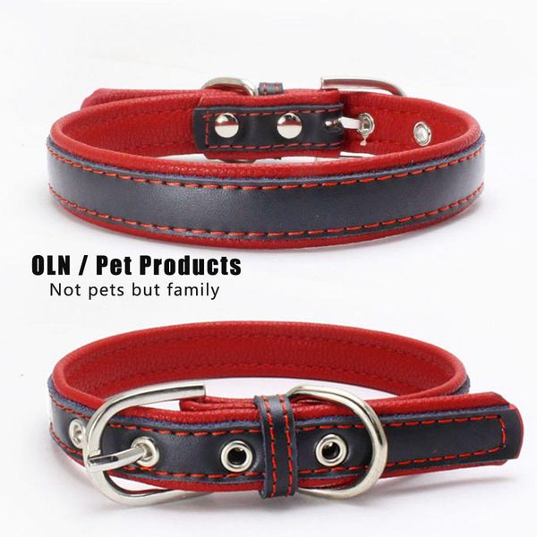 

double leather dog collar thickened pet collar traction rope large dog harness pitbull dog accessories pet products wmthqr mywjqq