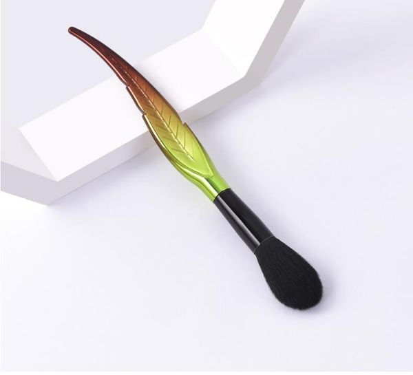 

makeup brushes single flame highlighter leaf brush beauty tool