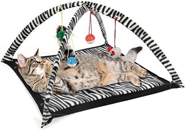 

горячая продажа pet cat bed cat играть палатки игрушки cat одеяло дом pet мебель с мячом ee cne быстрая доставка