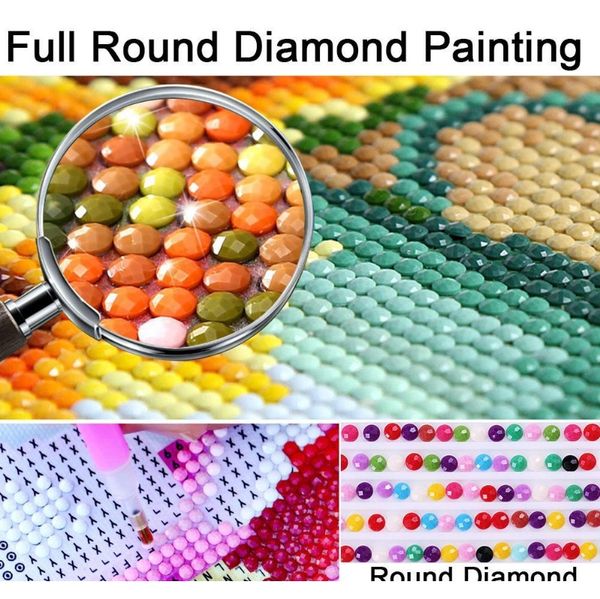 

full square/round drill 5d diy diamond painting "christmas snow house" 3d embroidery cross sti jllvgz mx_home
