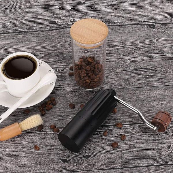 

manual coffee grinder, double bearings stable grinding, stainless steel core adjustable, hand coffee grinder1