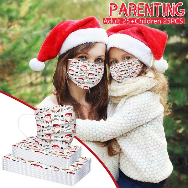 

christmas adults 202150pc breathable kids mask face masks for protection halloween cosplay scarf caps