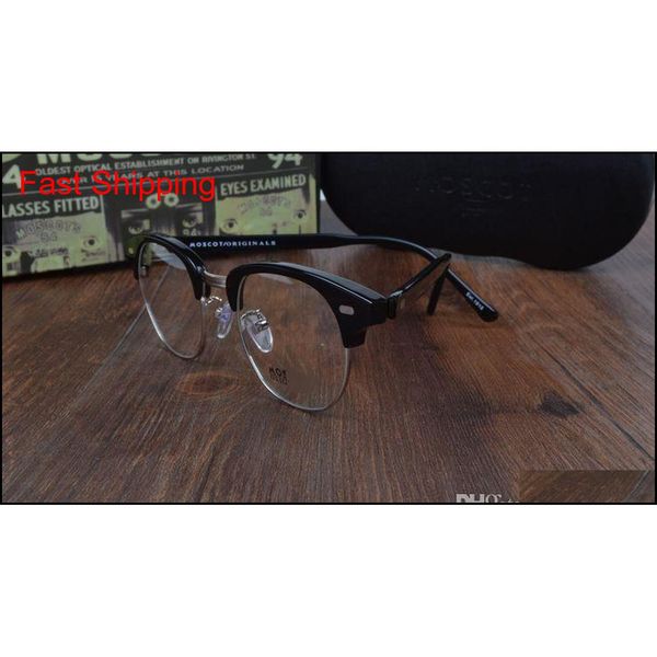 

2017 new arrived retro vintage brand mos yukel johnny depp prescription glasses optical eyeglasses spe qylfss bdehome, Black