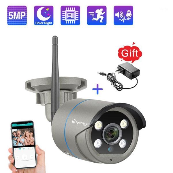 

mini cameras techage icsee 1080p 2mp 5mp wireless camera security wifi ip two-way audio ai cctv video outdoor night vision tf card p2p1