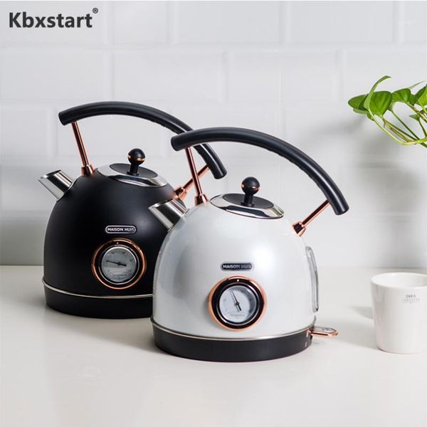 

electric kettles 1800w creative kettle 304 stainless steel anti-scald teapot kitchen 1.8l hervidor electrico de agua with thermometer1