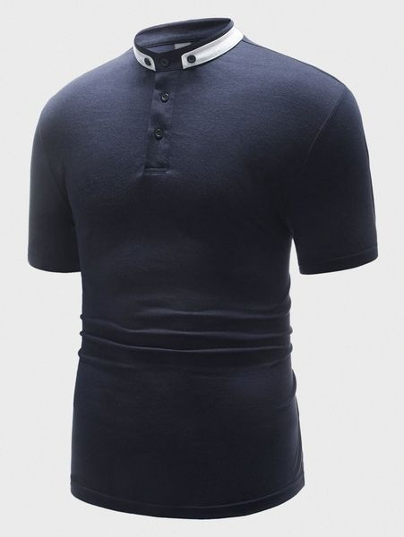 

men button detail fitted polo shirt s0nw#, White;black