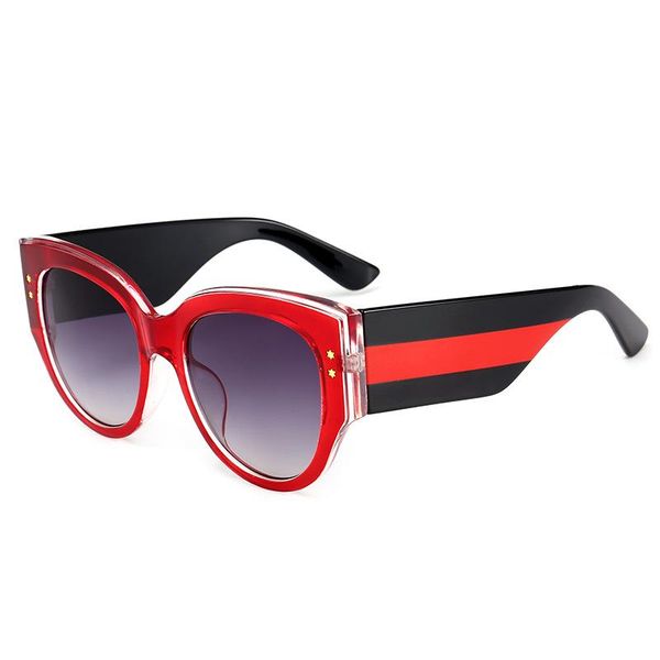

sunglasses translucent colorful striped trendy luxury, White;black