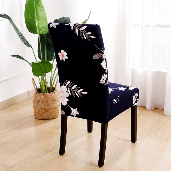 

home removable floral dining room chair seat covers stretch wedding decoration