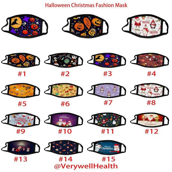 

fashion halloween face mask for children christmas mask fashion 3d printing anti-dust breathable washable mask ng via dhl