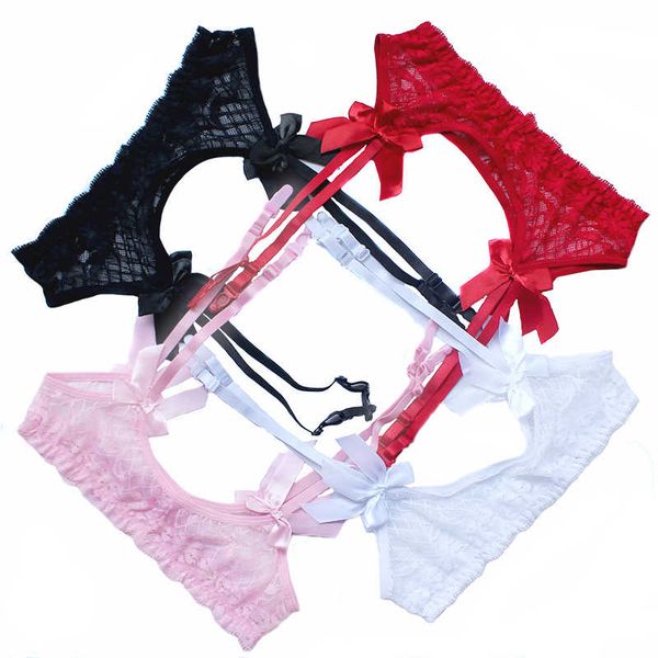 

1pcs fashion suspenders women's sheer lace thigh-highs garter belt the stockings brace for men, Black;white
