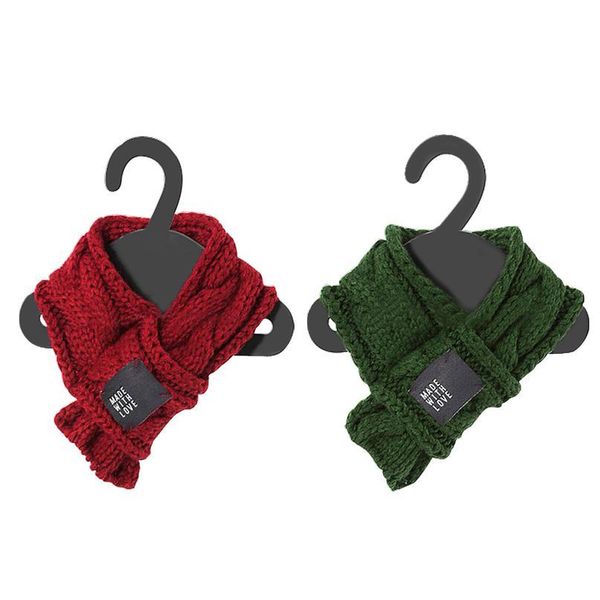 

warm winter pet dog scarves small puppy chihuahua yorkie bow tie dogs collars cat christmas scarf grooming accessories wmtxpb