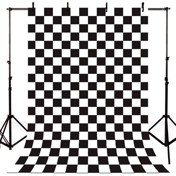 

background material born pography backdrops vintage checkerboard po for studio black and white square lattice backdrop1