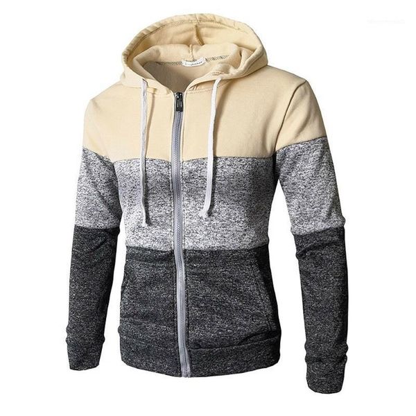 

men's sweaters est men zip up casual elastic sweater coat jacket outwear jogger zipper autumn winter hoody sweatercoat1, White;black