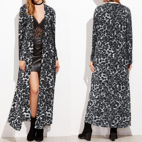 

bohemian kimono cardigan women's print long shirts zanzea leopard beach kimono cape female casual open front summer s-5xl1, White