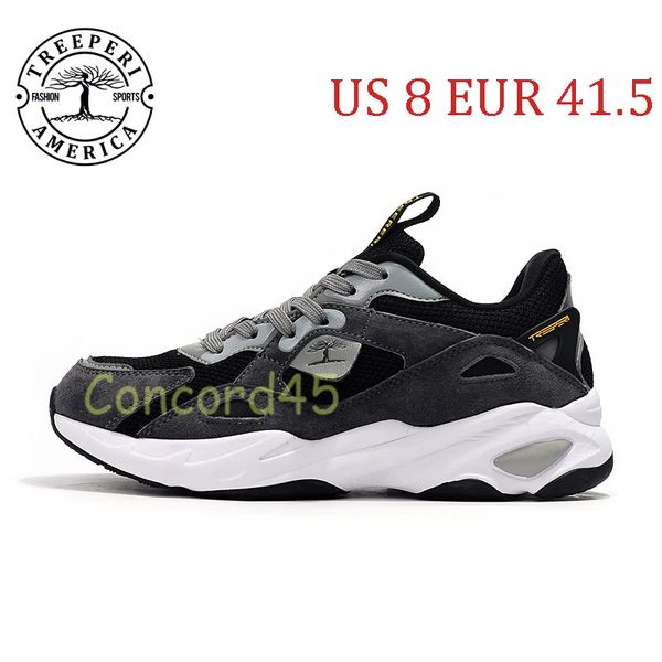 

treeperi fashion chunky 6.0 soft sole running shoes black obsidian us 8 eur 41.5 for men trainers