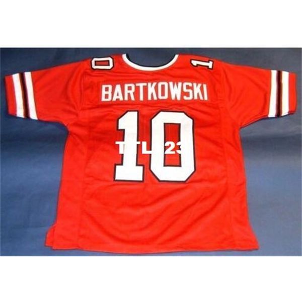 

3421 custom #10 steve bartkowski orange college jersey size s-4xl or custom any name or number jersey, Black