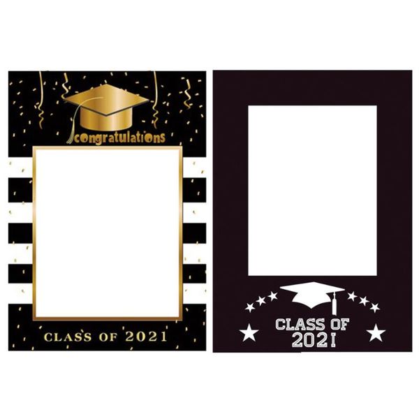 

frames 1 set 2 pcs 2021 graduation party po selfie fun props