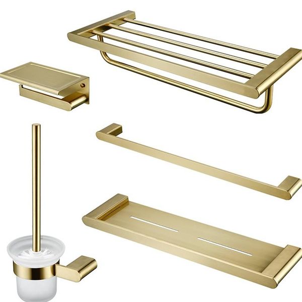 

golden bathroom accessories set toothbrush holder for wall towel rack bathroom shelf bathroom hardware sets toilet tissue holder qylqya