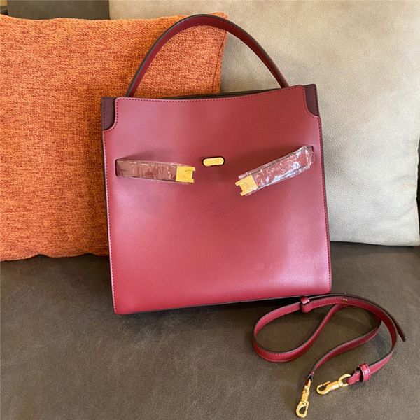 

designer branded tb autumn and winter new handbag double stitched cowhide one shoulder messenger fashion bag