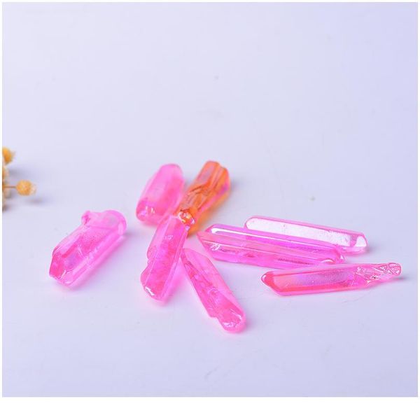 

2pc natural crystals plated mineral ornaments magic repair sticks home furnishings diy gifts decoration jllvwf, Black