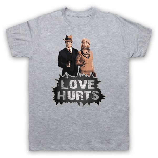 

bonnie clyde film love hurts mens ladies unofficial t-shirt all sizes sport hooded sweatshirt hoodie