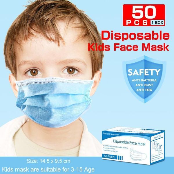 

us mask disposable stock shipping fast anti face dust non woven 3-ply safe protective with e cj44