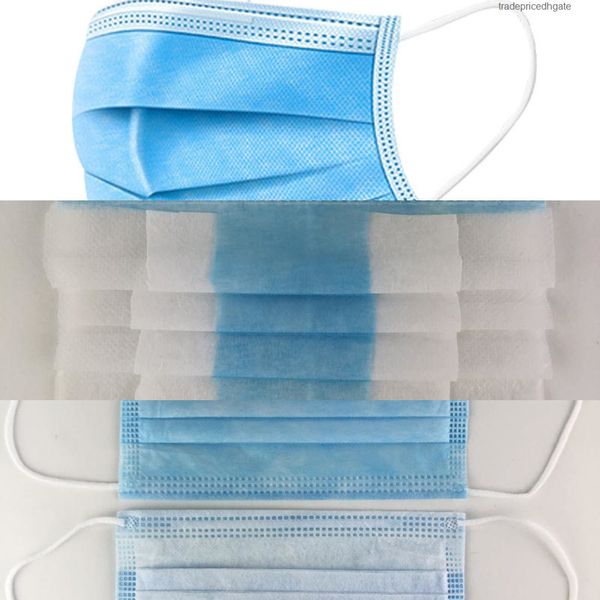 

mask layers disposable three spot blue of face pm2.5 dustproof prevent mist mask, ppf3 with elastic ears hang masks dhl ing