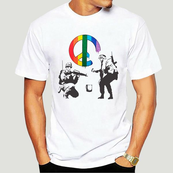 

бэнкси lgbt мира белый футболка lgbtq tee любовь street gay pride равенство tshirt-4283d спорт толстовка с капюшоном толстовка