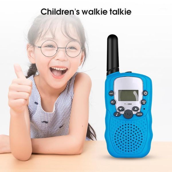 

bundwin 2pcs mini walkie talkie kids radio station rt388 0.5w pmr pmr446 frs uhf portable radio communicator gift a70271