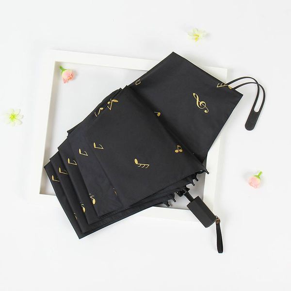 

new arrival 4 colors durable advanced rain umbrella uv proof three folding business solid sunshade sun umbrella 8 ribs m0806 bbytrf bdetoys