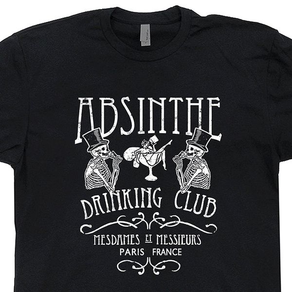 

new cool absinthe paris france drinking club tee french bar vintage fairy scream beer alcohol tees hooded sweatshirt hoodie men t shirt