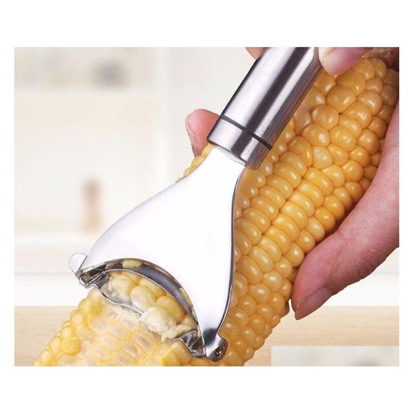 

useful corn peeler premium stainless steel kitchen tool corn cutter cob peeler corn stripper kernel cutter ann4x